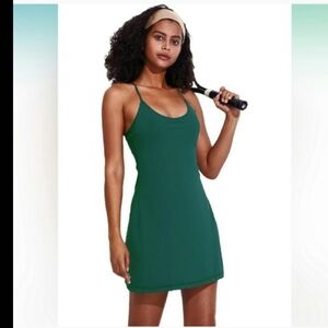 NWT Green Tennis Workout Dress for Women ~sz M
